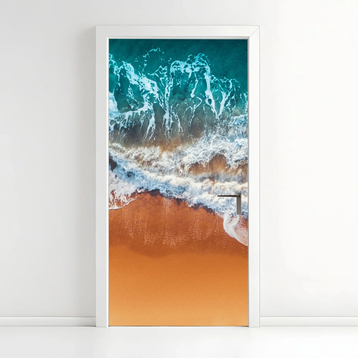 Sticker pour porte vagues aériennes sur plage dorée – Wallnifity® Sticker pour porte vagues aériennes sur plage dorée – Wallnifity®