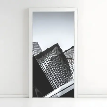 Sticker pour porte perspective architecturale Hong Kong – Wallnifity®