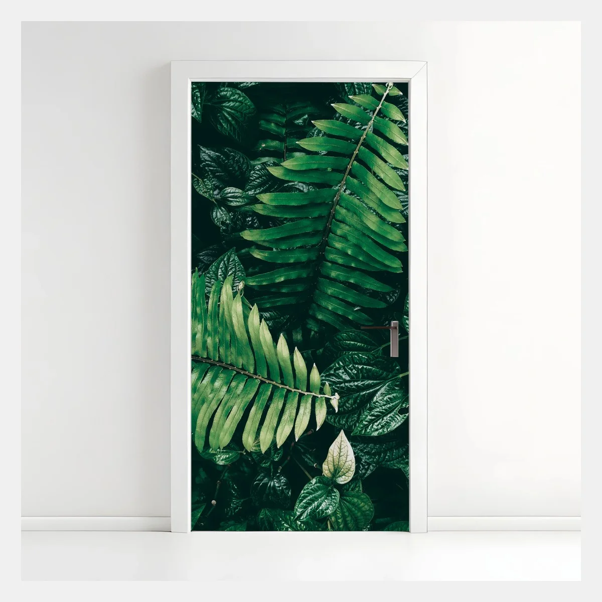 Sticker pour porte mur de verdure tropicale sombre – Wallnifity® Sticker pour porte mur de verdure tropicale sombre – Wallnifity®