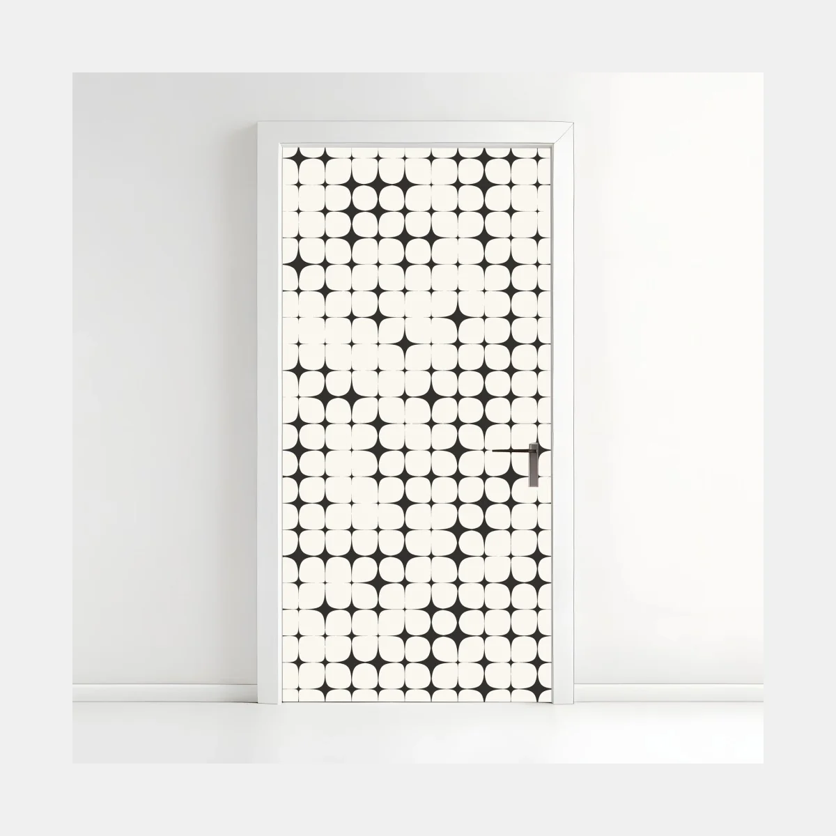 Sticker pour porte motif géométrique en damier de cercles – Wallnifity® Sticker pour porte motif géométrique en damier de cercles – Wallnifity®