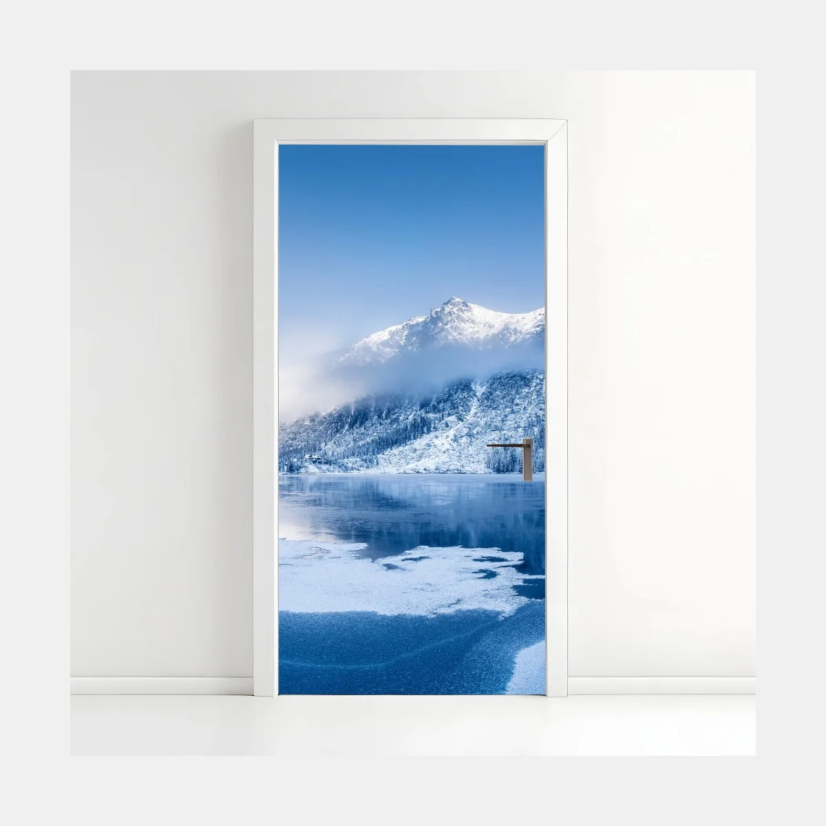 Sticker pour porte panorama hivernal des Alpes Suisses – Wallnifity® Sticker pour porte panorama hivernal des Alpes Suisses – Wallnifity®