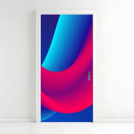 Sticker pour porte rubans fluides néon – Wallnifity®