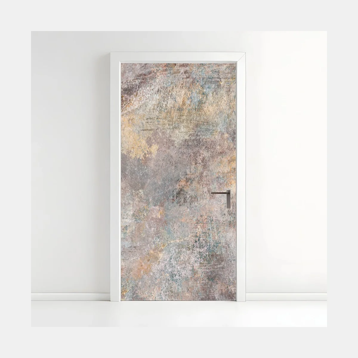 Sticker pour porte abstraction patinée aux tons terreux et pastels – Wallnifity® Sticker pour porte abstraction patinée aux tons terreux et pastels – Wallnifity®