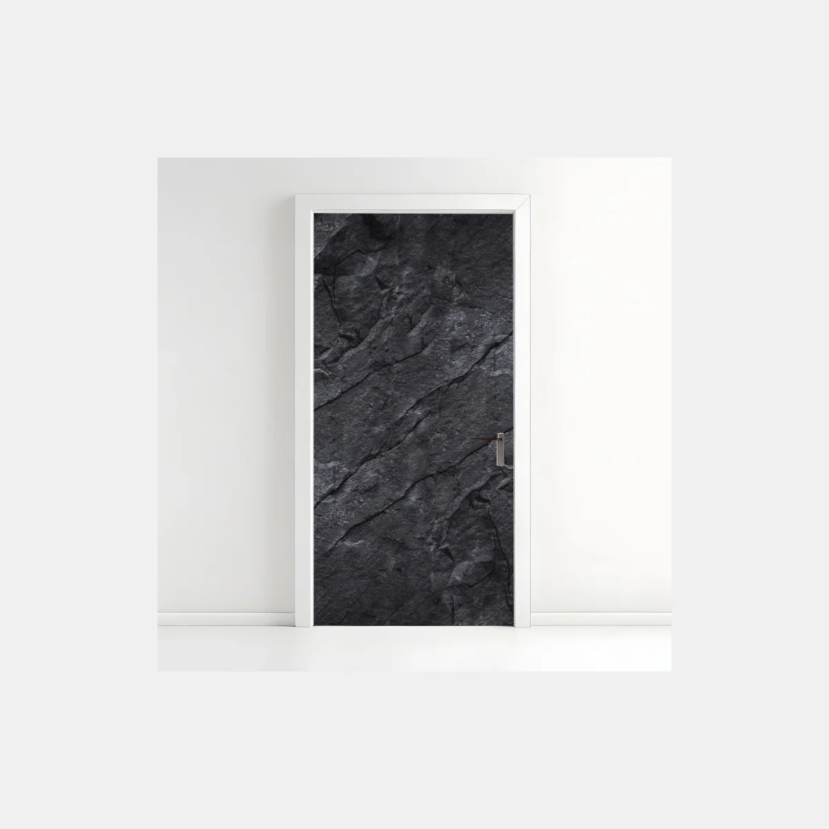 Sticker pour porte texture d'ardoise naturelle sombre – Wallnifity® Sticker pour porte texture d'ardoise naturelle sombre – Wallnifity®