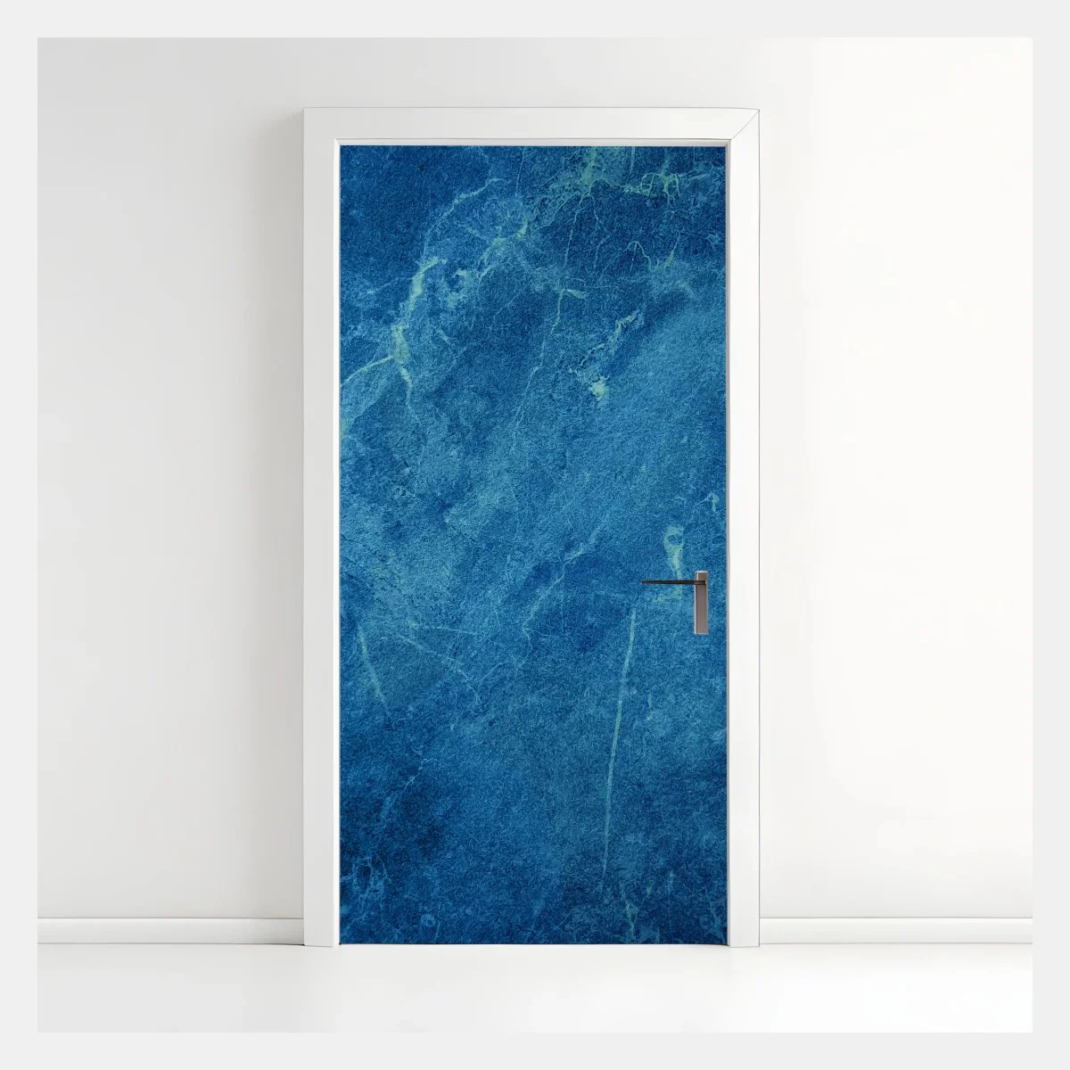 Sticker pour porte marbre bleu profond texturé – Wallnifity® Sticker pour porte marbre bleu profond texturé – Wallnifity®