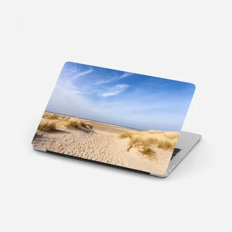 Sticker pour ordinateur portable paysage de dunes en Allemagne – Wallnifity®