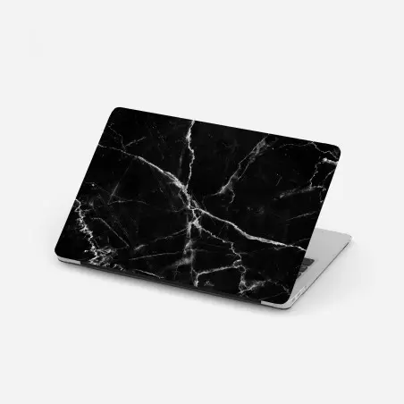 Sticker pour ordinateur portable élégance marbre noir veiné – Wallnifity®