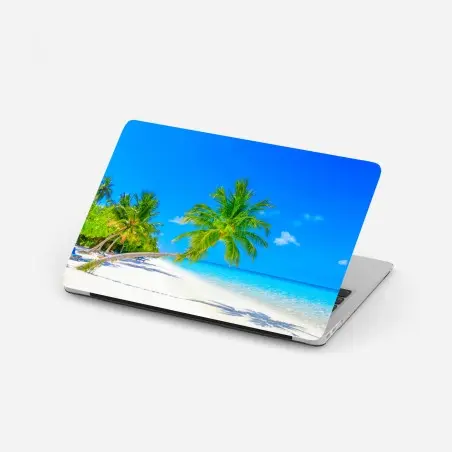 Sticker pour ordinateur portable évasion tropicale aux Maldives – Wallnifity®