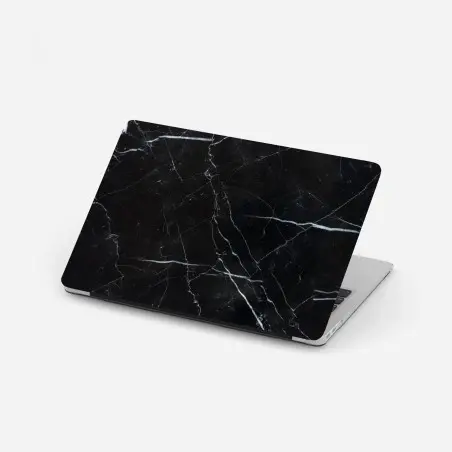 Sticker pour ordinateur portable marbre marquina noir chic et intemporel – Wallnifity®