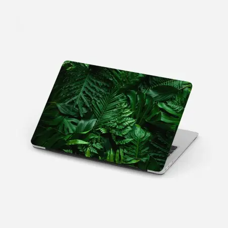 Sticker pour ordinateur portable jungle de feuilles luxuriantes – Wallnifity®