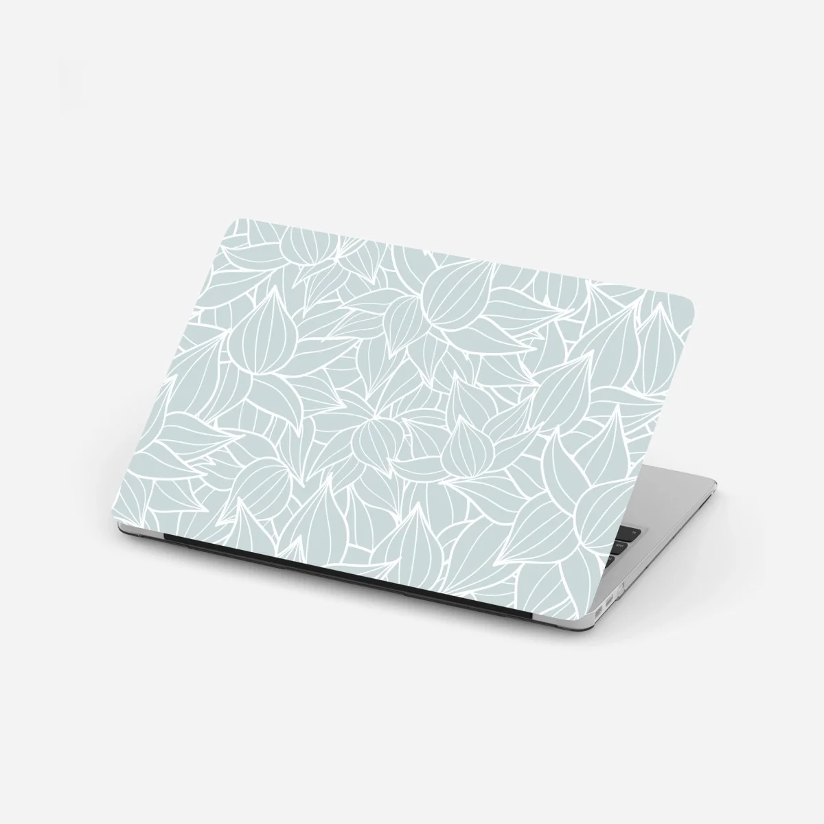 Sticker pour ordinateur portable motif floral délicat bleu pastel – Wallnifity® Sticker pour ordinateur portable motif floral délicat bleu pastel – Wallnifity®