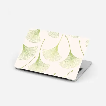Sticker pour ordinateur portable motif délicat de feuilles de ginkgo – Wallnifity®