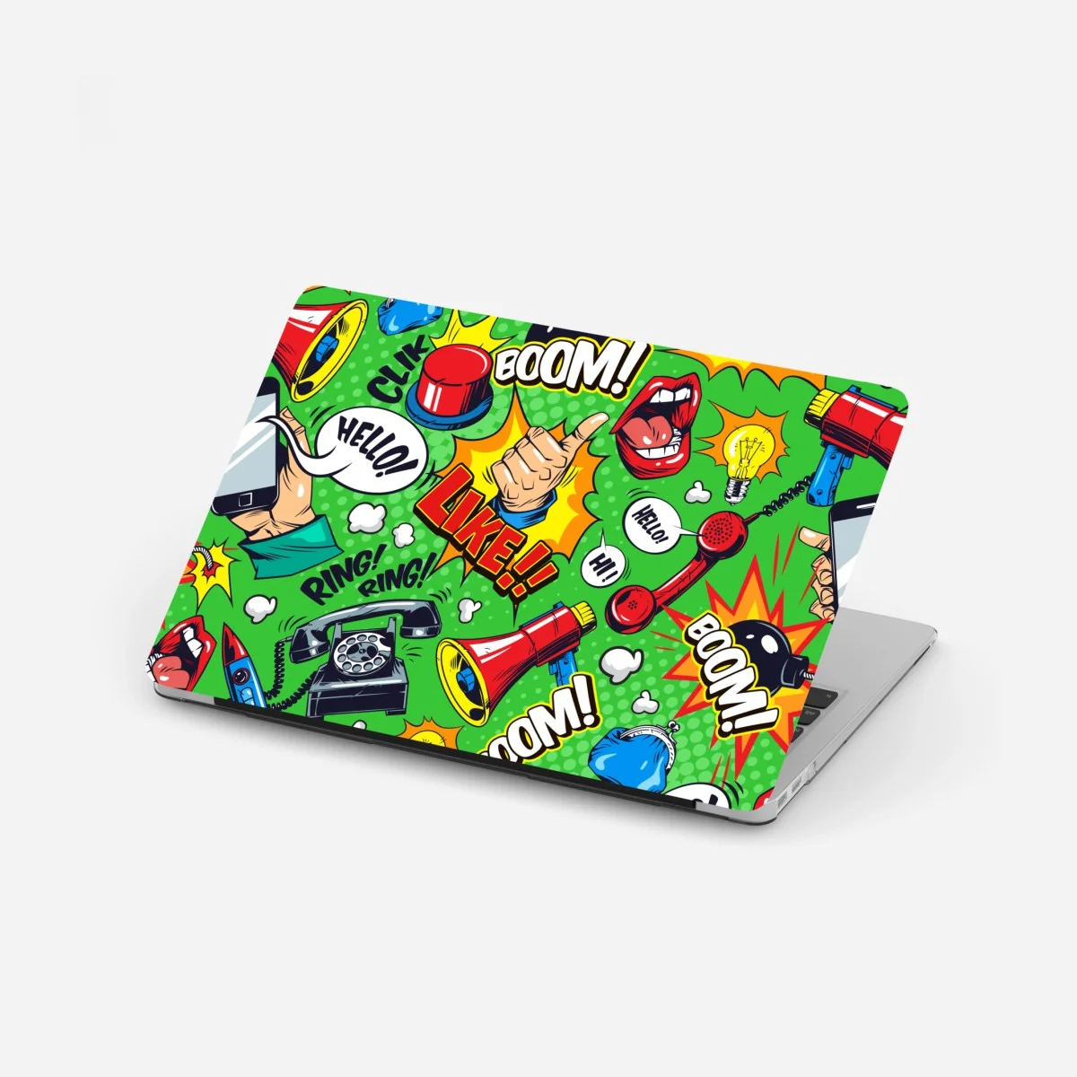 Sticker pour ordinateur portable motif pop art explosif aux onomatopées – Wallnifity® Sticker pour ordinateur portable motif pop art explosif aux onomatopées – Wallnifity®