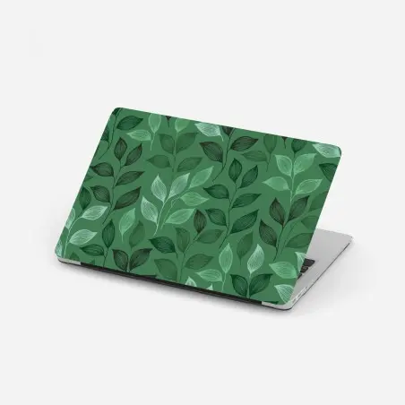 Sticker pour ordinateur portable motif botanique feuilles stylisées – Wallnifity®