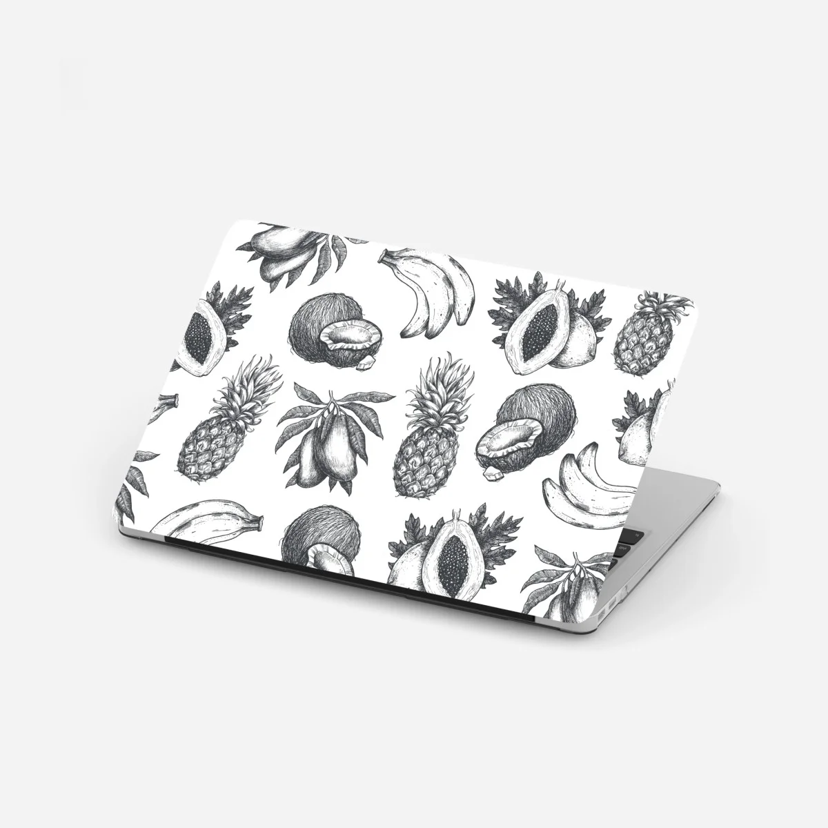 Sticker pour ordinateur portable motif fruits tropicaux croquis en noir et blanc – Wallnifity® Sticker pour ordinateur portable motif fruits tropicaux croquis en noir et blanc – Wallnifity®