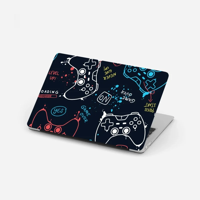 Sticker pour ordinateur portable motif manettes gamer néon et éclaboussures – Wallnifity® Sticker pour ordinateur portable motif manettes gamer néon et éclaboussures – Wallnifity®