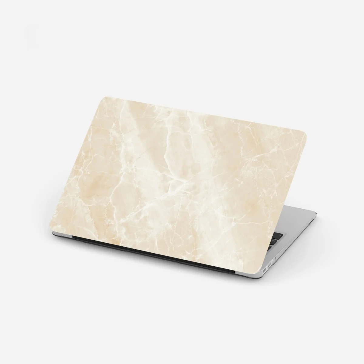 Sticker pour ordinateur portable marbre beige élégant aux veinures blanches – Wallnifity® Sticker pour ordinateur portable marbre beige élégant aux veinures blanches – Wallnifity®