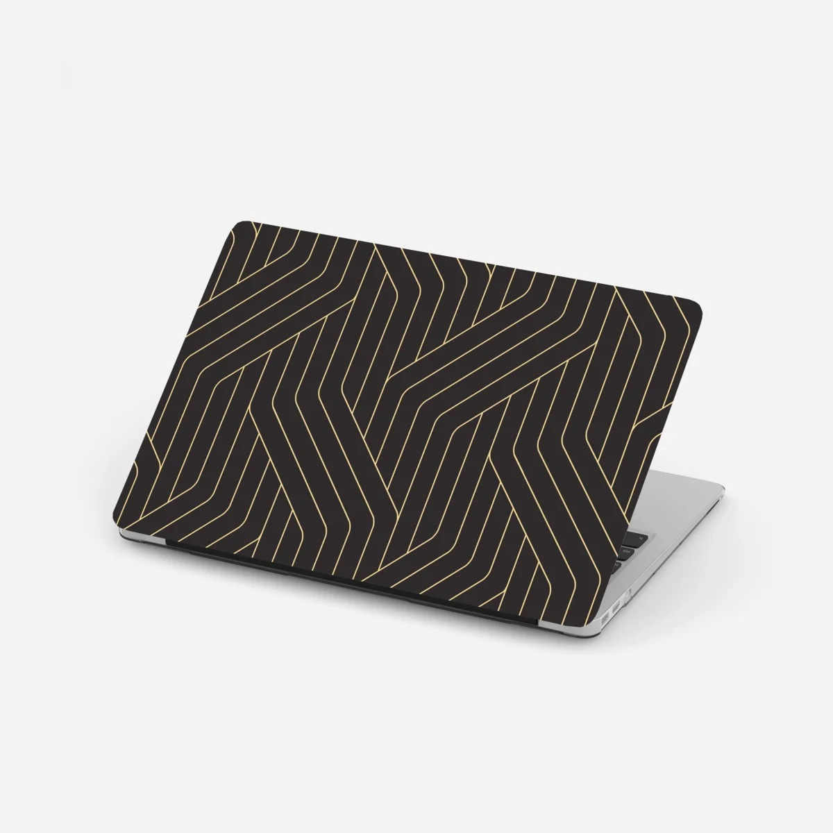 Sticker pour ordinateur portable motif géométrique art déco noir et or – Wallnifity® Sticker pour ordinateur portable motif géométrique art déco noir et or – Wallnifity®