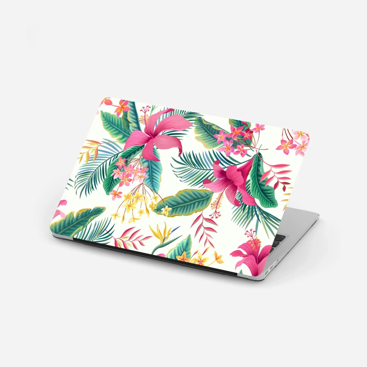 Sticker pour ordinateur portable motif floral tropical aux couleurs vives – Wallnifity® Sticker pour ordinateur portable motif floral tropical aux couleurs vives – Wallnifity®