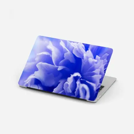 Sticker pour ordinateur portable éclat floral bleu abstrait – Wallnifity®