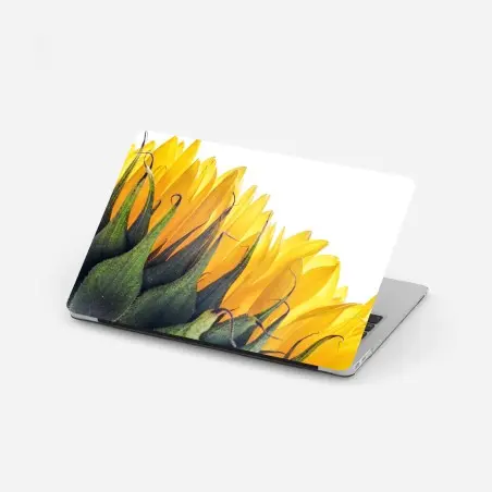 Sticker pour ordinateur portable gros plan lumineux de tournesol – Wallnifity®