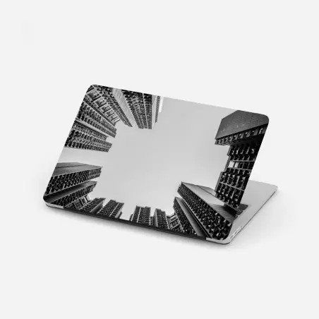 Sticker pour ordinateur portable perspective urbaine verticale – Wallnifity®