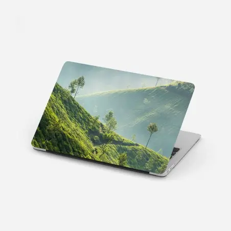 Sticker pour ordinateur portable brumes et plantations de thé à Munnar – Wallnifity®