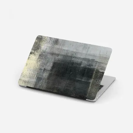 Sticker pour ordinateur portable abstraction urbaine en nuances de gris – Wallnifity®