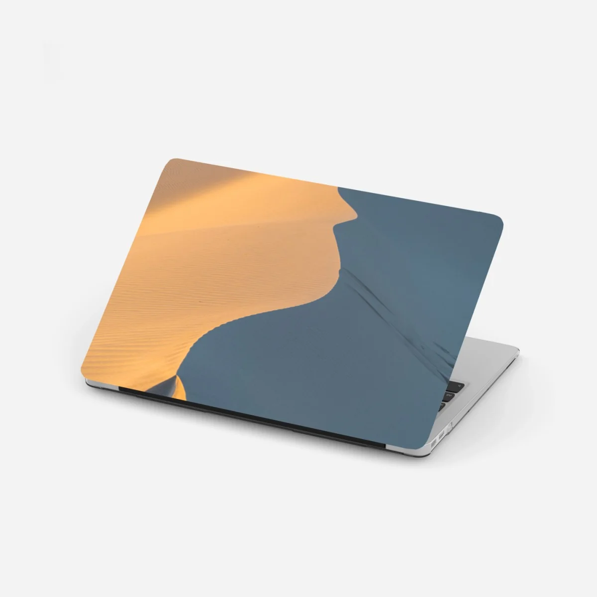 Sticker pour ordinateur portable dunes dorées et ombres bleutées – Wallnifity® Sticker pour ordinateur portable dunes dorées et ombres bleutées – Wallnifity®