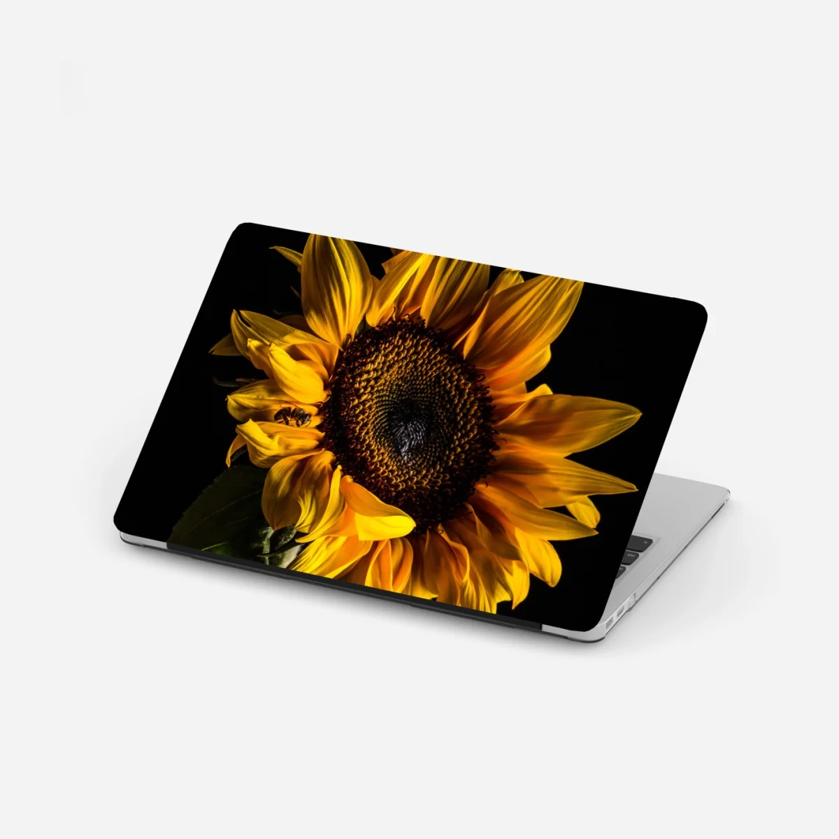 Sticker pour ordinateur portable tournesol lumineux sur fond noir – Wallnifity® Sticker pour ordinateur portable tournesol lumineux sur fond noir – Wallnifity®