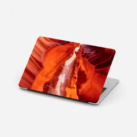Sticker pour ordinateur portable faisceau de lumière dans un canyon sculpté – Wallnifity®