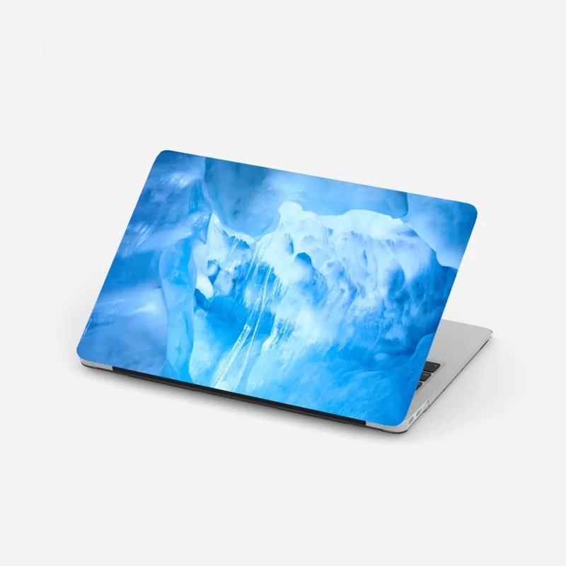 Sticker pour ordinateur portable intérieur d'une grotte de glace bleue – Wallnifity® Sticker pour ordinateur portable intérieur d'une grotte de glace bleue – Wallnifity®