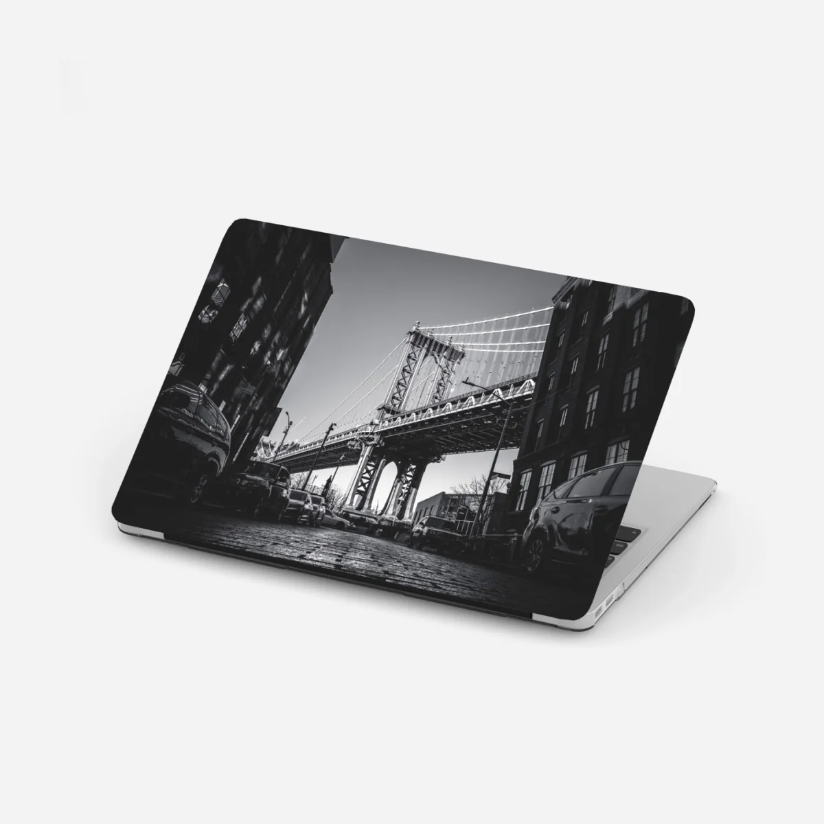 Sticker pour ordinateur portable vue urbaine du pont Manhattan depuis Dumbo – Wallnifity® Sticker pour ordinateur portable vue urbaine du pont Manhattan depuis Dumbo – Wallnifity®
