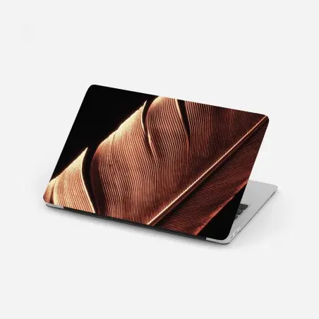 Sticker pour ordinateur portable plume délicate en contre-jour – Wallnifity®