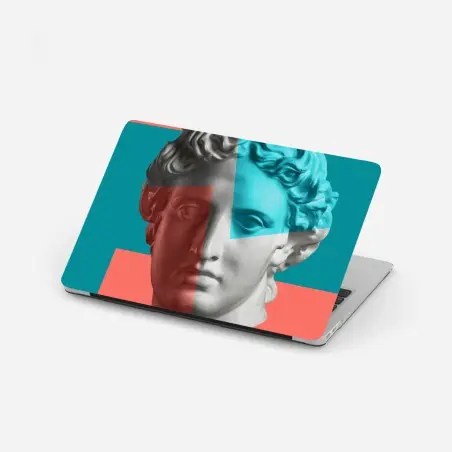 Sticker pour ordinateur portable buste antique revisité en pop art – Wallnifity®