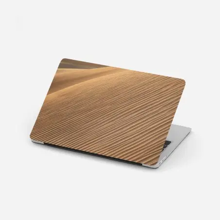 Sticker pour ordinateur portable vagues de sable dorées – Wallnifity®
