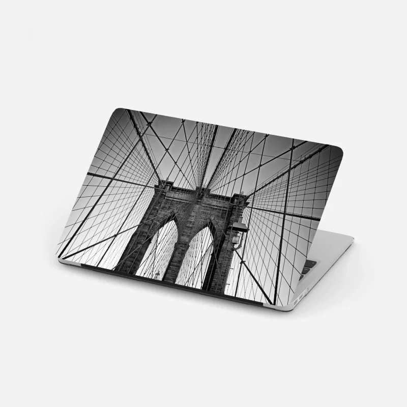 Sticker pour ordinateur portable perspective du pont de Brooklyn en noir et blanc – Wallnifity® Sticker pour ordinateur portable perspective du pont de Brooklyn en noir et blanc – Wallnifity®