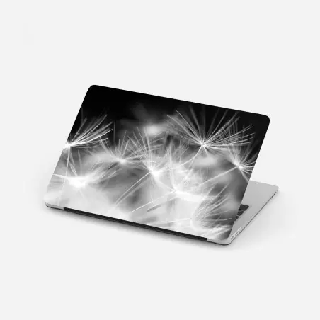 Sticker pour ordinateur portable souffle de pissenlit en gros plan – Wallnifity®