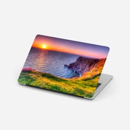 Sticker pour ordinateur portable falaise au coucher de soleil – Wallnifity®