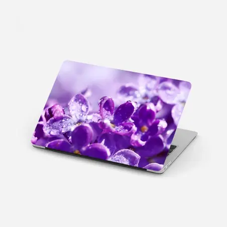 Sticker pour ordinateur portable lilas en rosée matinale – Wallnifity®