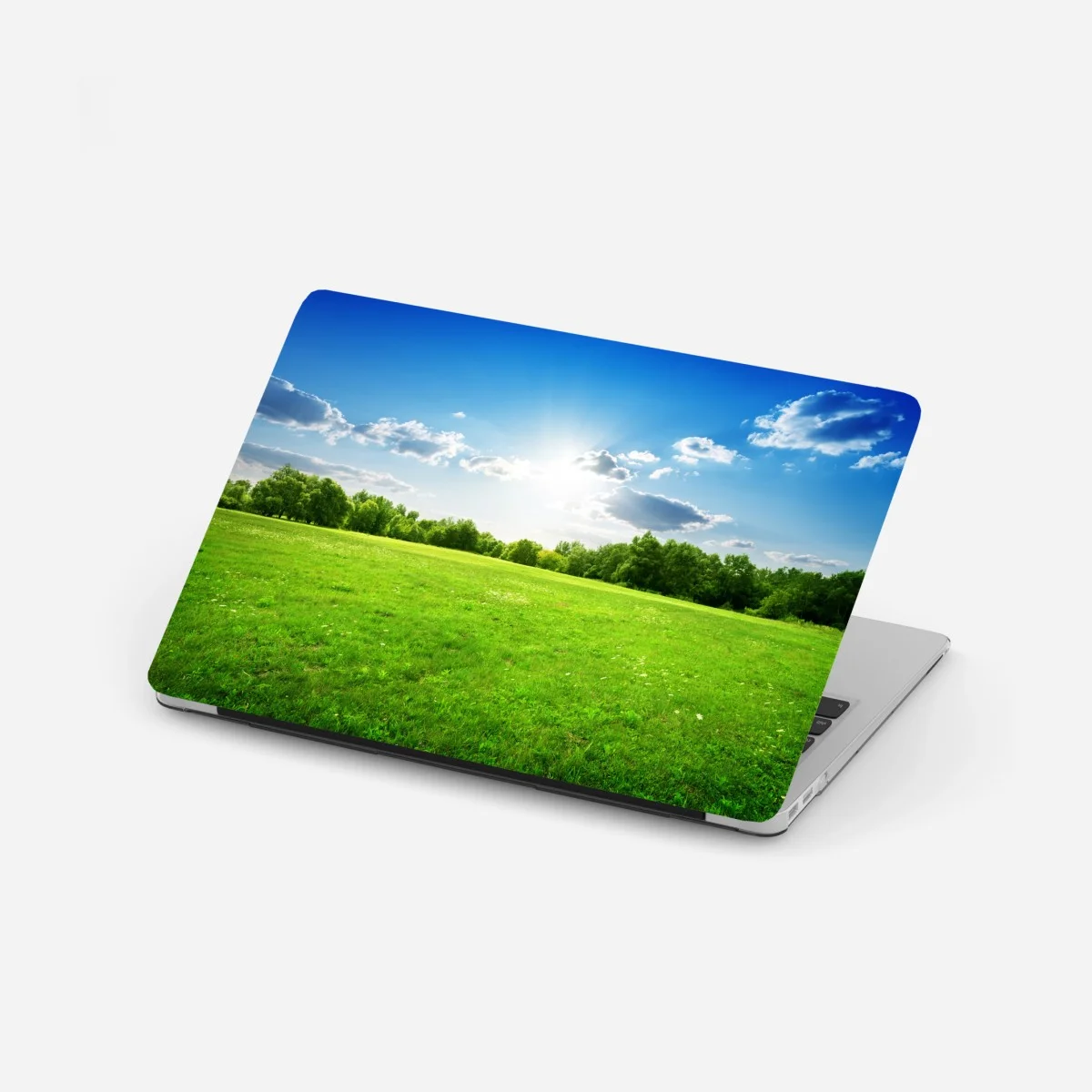 Sticker pour ordinateur portable champ verdoyant sous un ciel ensoleillé – Wallnifity® Sticker pour ordinateur portable champ verdoyant sous un ciel ensoleillé – Wallnifity®