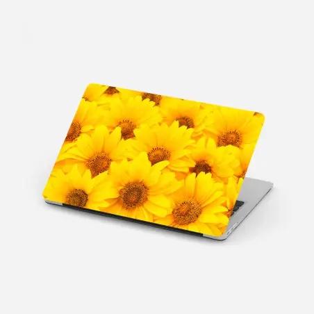 Sticker pour ordinateur portable éclat de tournesols jaunes – Wallnifity®