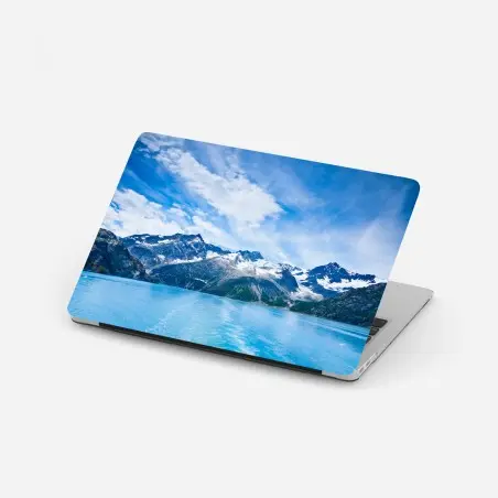 Sticker pour ordinateur portable calme polaire à Glacier Bay, Alaska – Wallnifity®