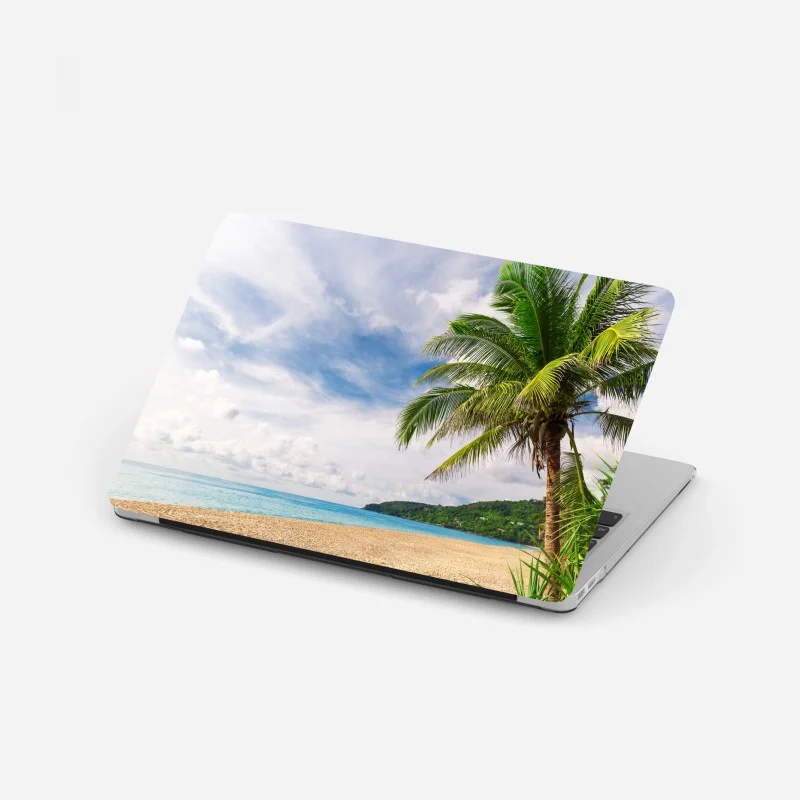 Sticker pour ordinateur portable plage tropicale à Phuket – Wallnifity®