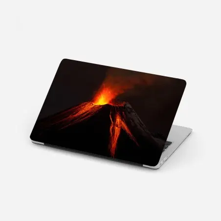 Sticker pour ordinateur portable éruption volcanique incandescente – Wallnifity®