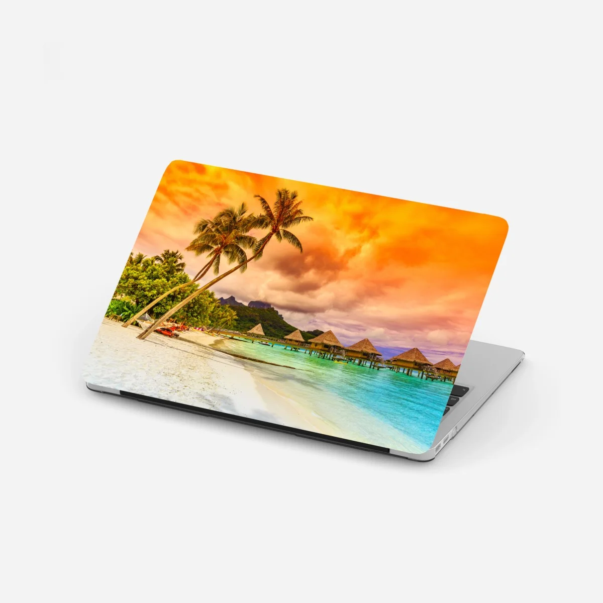 Sticker pour ordinateur portable plage paradisiaque à Bora Bora – Wallnifity® Sticker pour ordinateur portable plage paradisiaque à Bora Bora – Wallnifity®