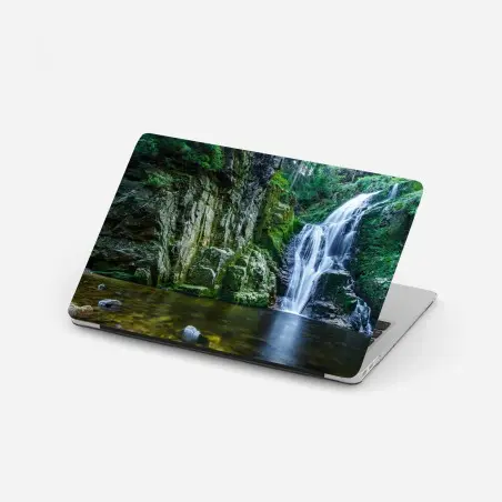 Sticker pour ordinateur portable cascade de Kamienczyk au cœur des Karkonosze – Wallnifity®