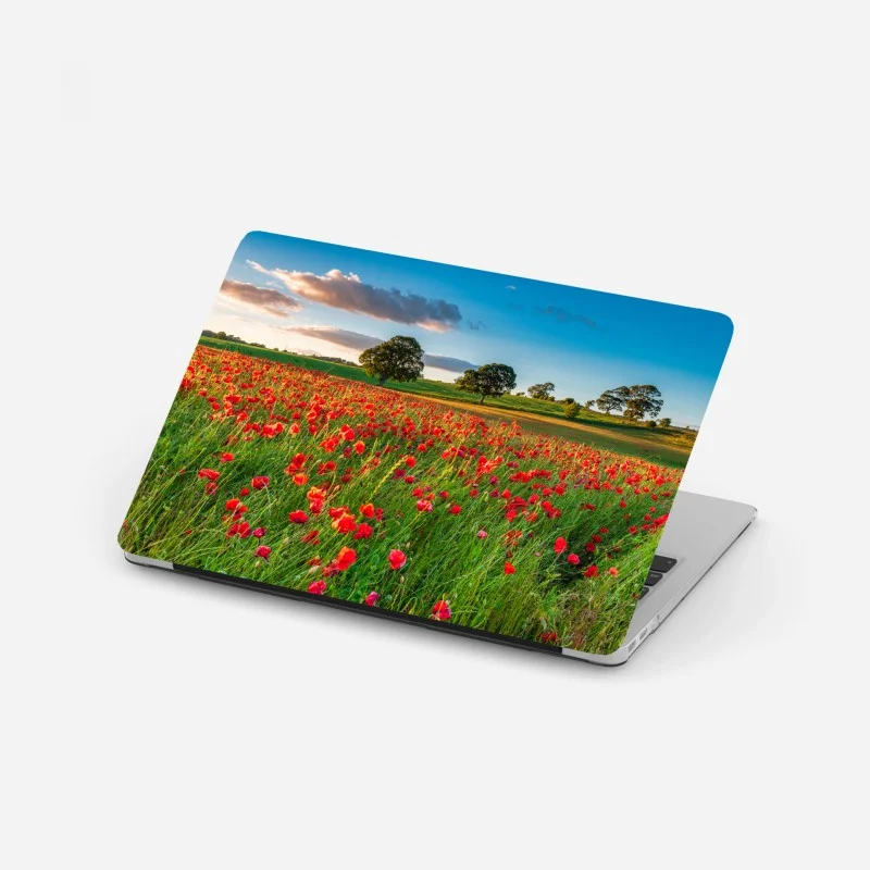 Sticker pour ordinateur portable champ de coquelicots près de Corbridge – Wallnifity® Sticker pour ordinateur portable champ de coquelicots près de Corbridge – Wallnifity®