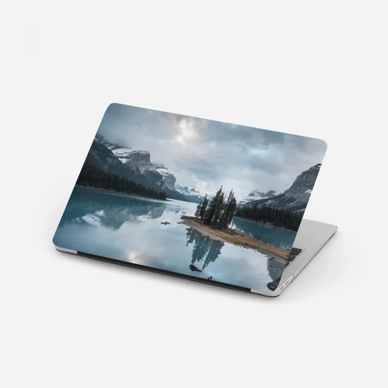 Sticker pour ordinateur portable reflets tranquilles sur lac alpin – Wallnifity® Sticker pour ordinateur portable reflets tranquilles sur lac alpin – Wallnifity®