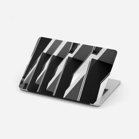 Sticker pour ordinateur portable rythme géométrique de façade moderne – Wallnifity®